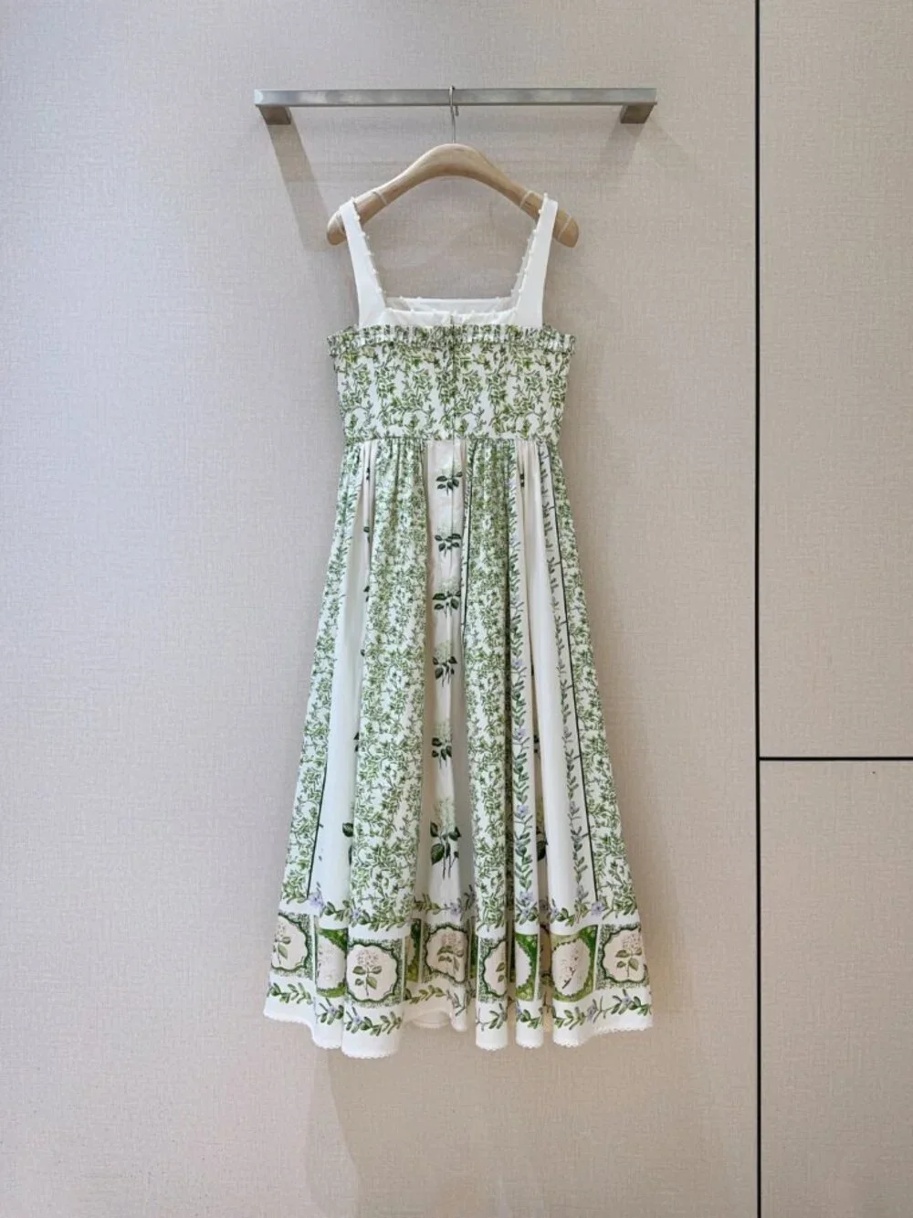 Agua by Agua Bendita Green Floral Print Slip Dress - Picture 3 of 7